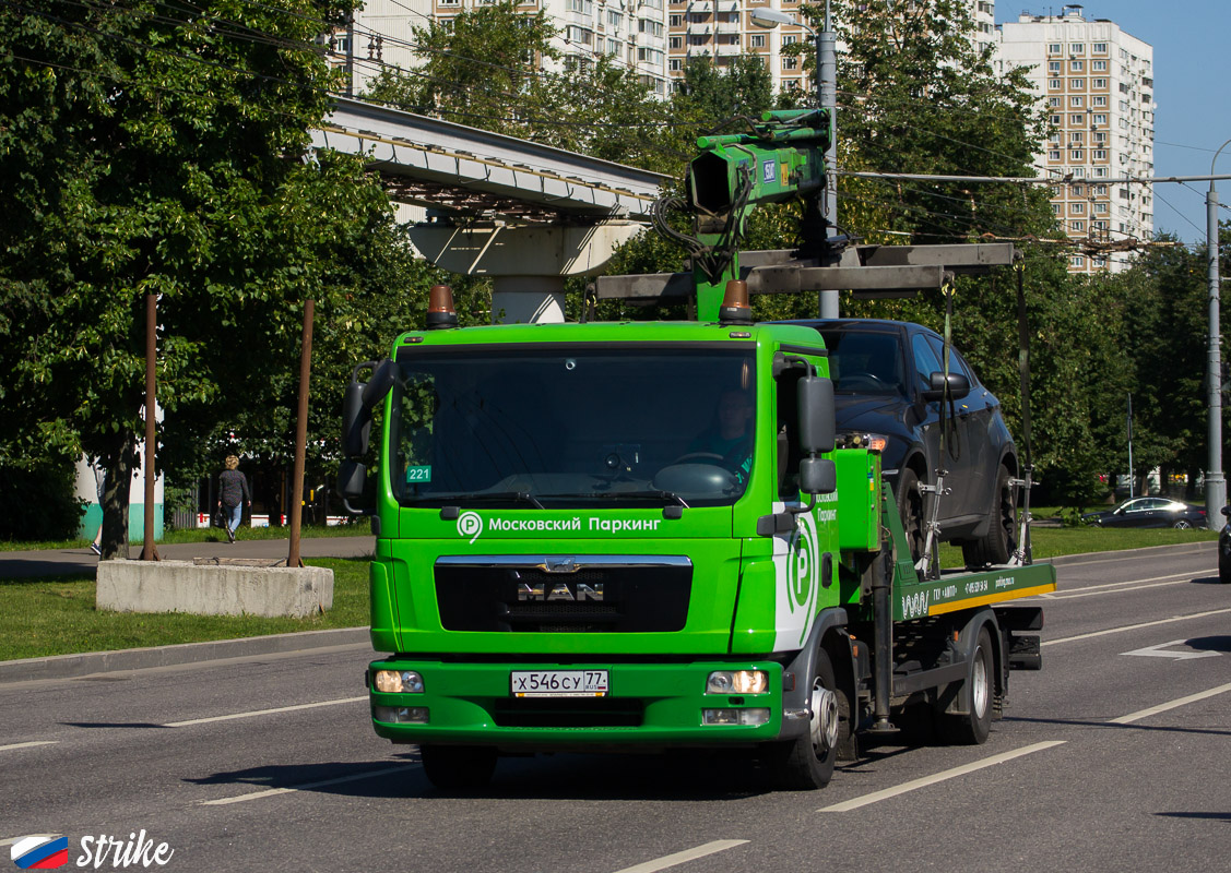 Москва, № 0221 — MAN TGL 12.180
