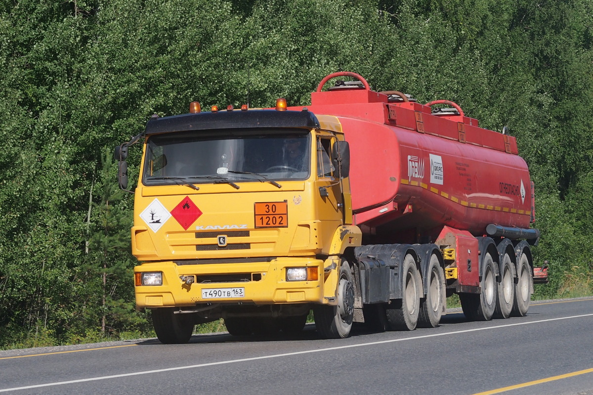 Самарская область, № Т 490 ТВ 163 — КамАЗ-65116-N3(78)
