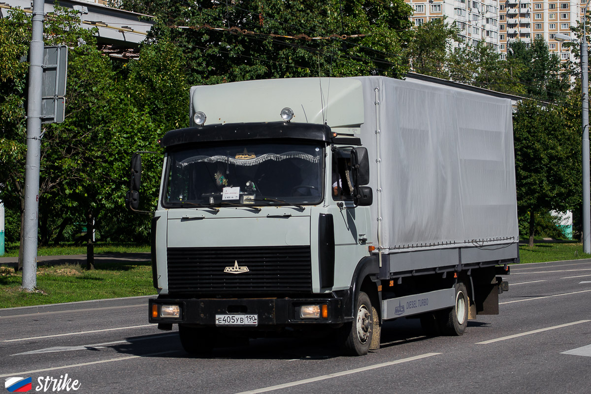Москва, № Е 405 УВ 190 — МАЗ-437040