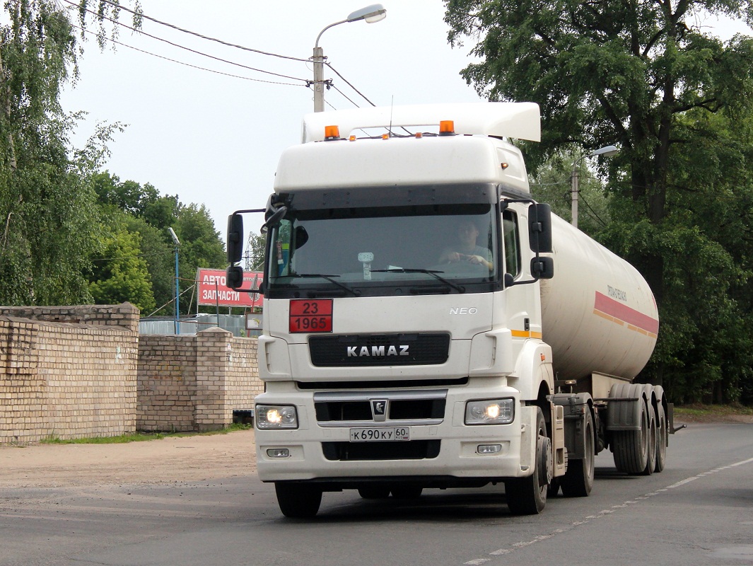 Псковская область, № К 690 КУ 60 — КамАЗ-5490-S5(87)