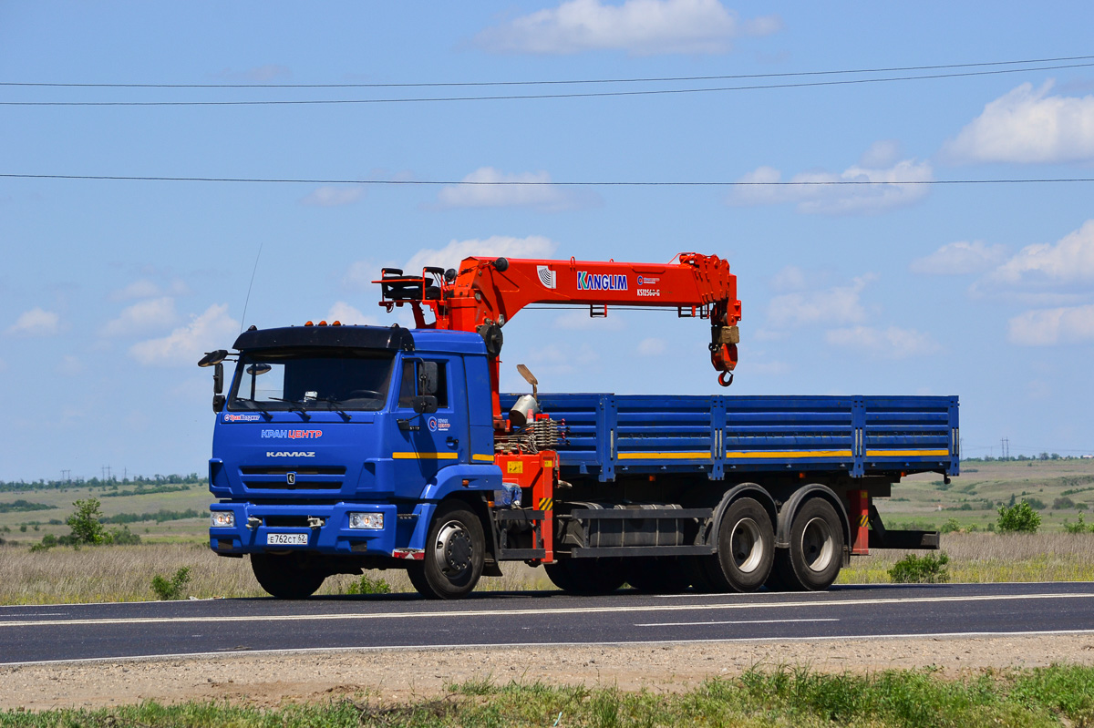Ставропольский край, № Е 762 СТ 62 — КамАЗ-65117-L4(19)