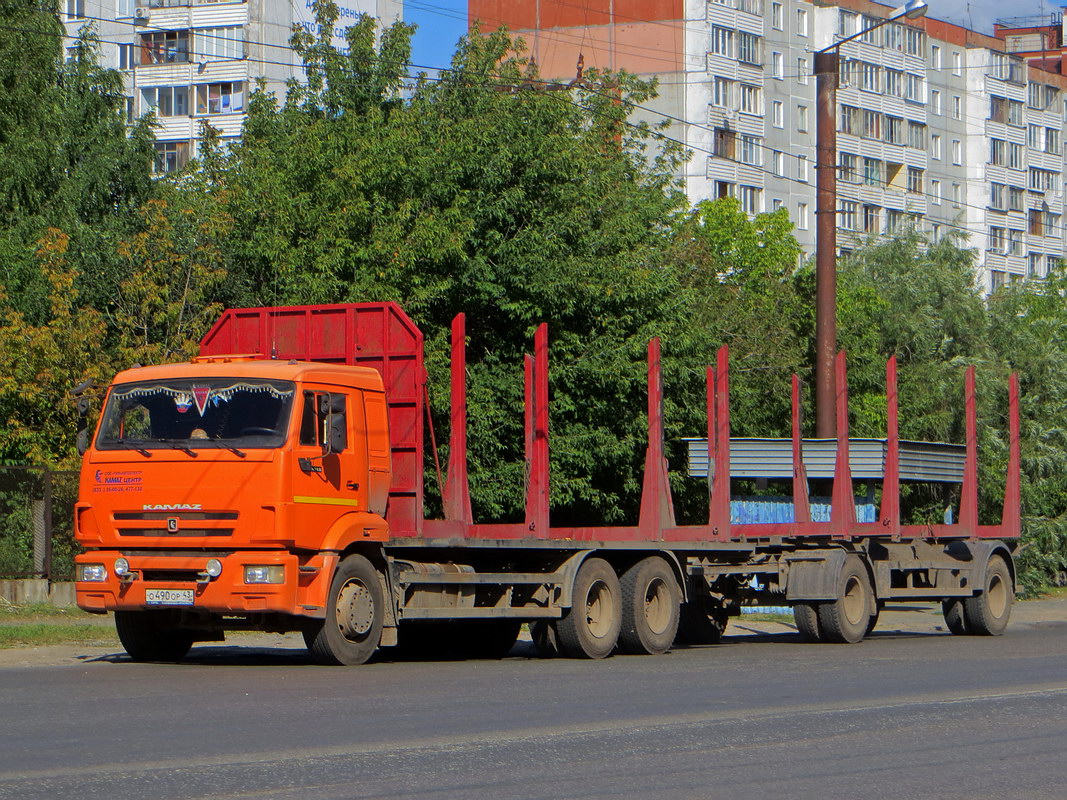 Кировская область, № О 490 ОР 43 — КамАЗ-65115-N3(78)