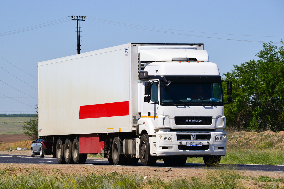 Кировская область, № Т 004 ОХ 43 — КамАЗ-5490-T5(68)