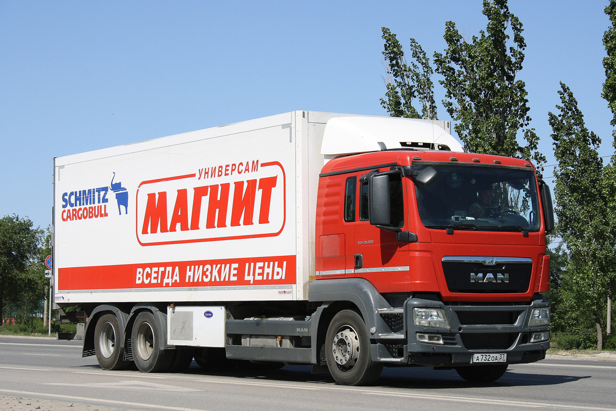 Волгоградская область, № А 732 ОА 37 — MAN TGS 28.360