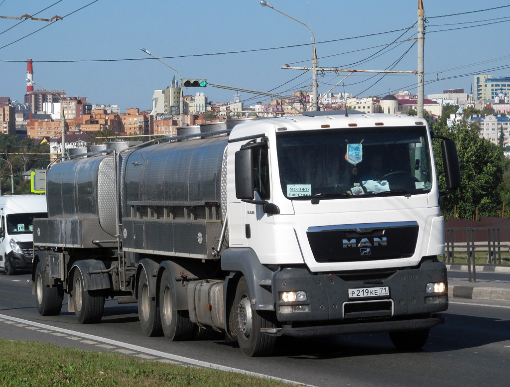 Тульская область, № Р 219 КЕ 71 — MAN TGS 33.360