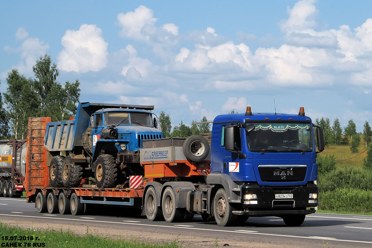 Краснодарский край, № Е 823 КО 123 — MAN TGS 33.480
