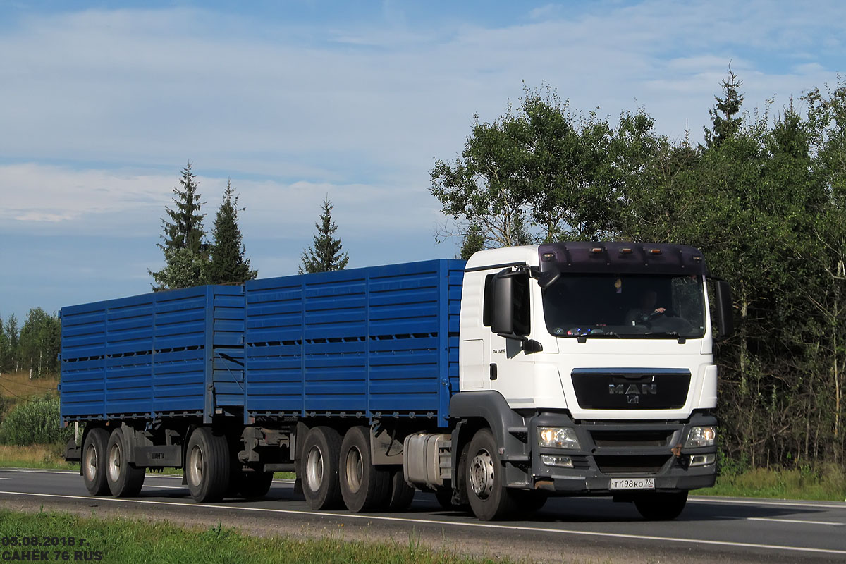 Ярославская область, № Т 198 КО 76 — MAN TGS (общая модель)