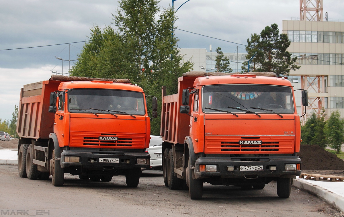 Красноярский край, № К 888 УХ 24 — КамАЗ-65115-D3(97); Красноярский край, № К 777 УС 24 — КамАЗ-65115-D3(97)