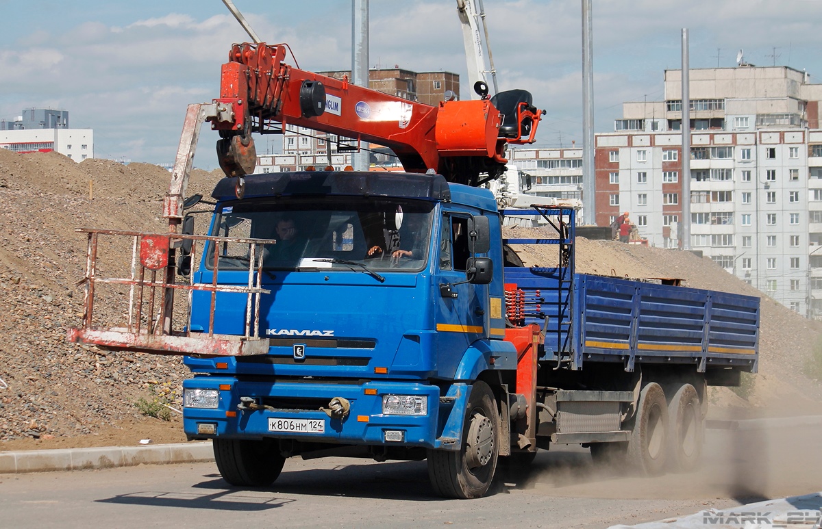 Красноярский край, № К 806 НМ 124 — КамАЗ-65117-A4(23)