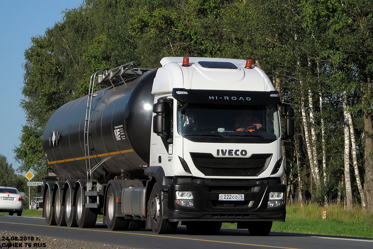 Ярославская область, № С 222 СО 76 — IVECO Stralis ('2012)
