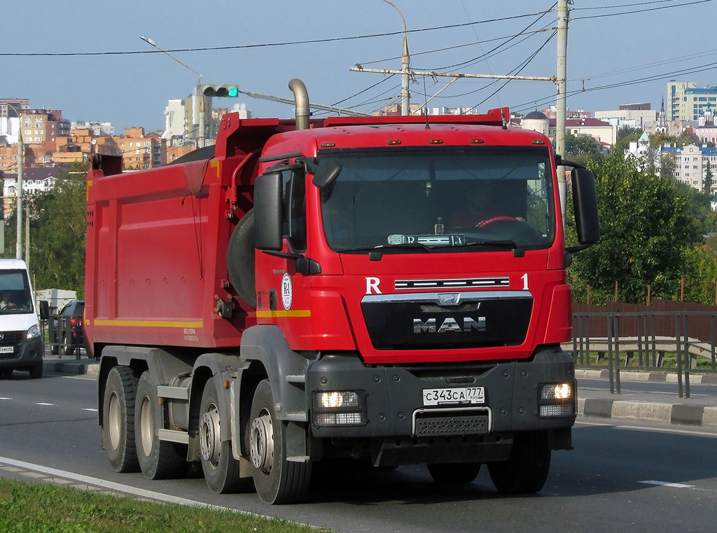 Москва, № С 343 СА 777 — MAN TGS 41.400