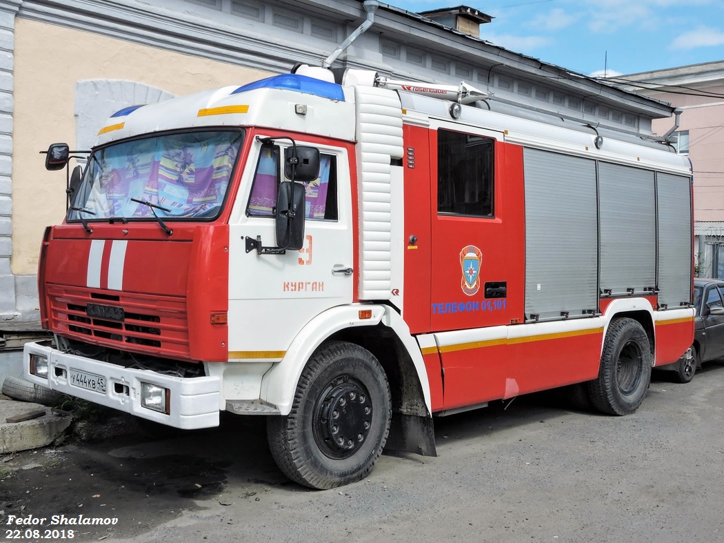 Курганская область, № У 444 КВ 45 — КамАЗ-43253-A3(96)