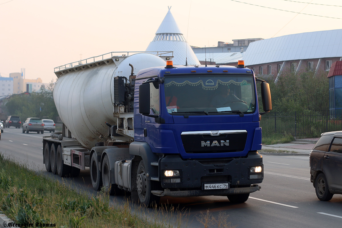 Саха (Якутия), № М 446 КС 14 — MAN TGS 33.480