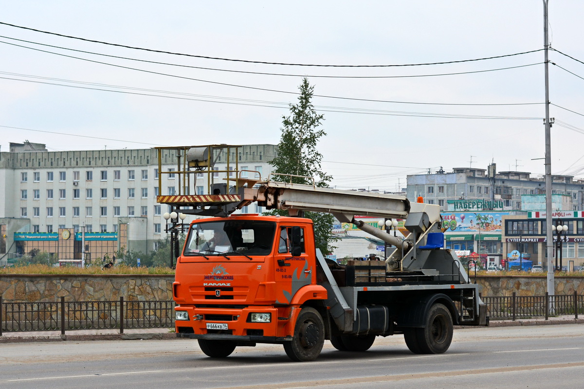 Саха (Якутия), № Р 666 КВ 14 — КамАЗ-43253-H3(99)