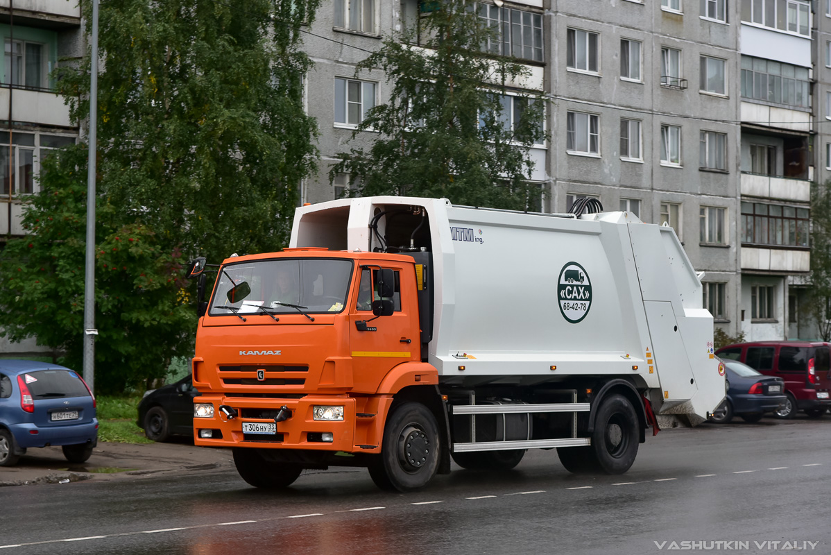 Архангельская область, № Т 306 НУ 33 — КамАЗ-53605-L4(19)