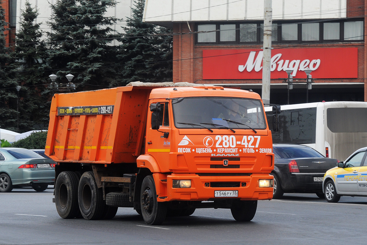 Омская область, № Т 546 РУ 55 — КамАЗ-65115-N3(78)