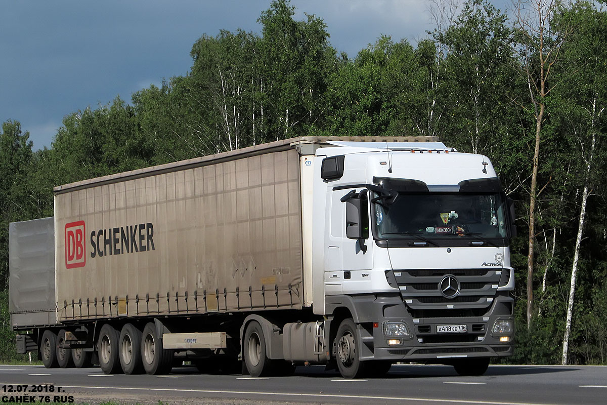 Татарстан, № А 418 КЕ 716 — Mercedes-Benz Actros '09 1844 [Z9M]