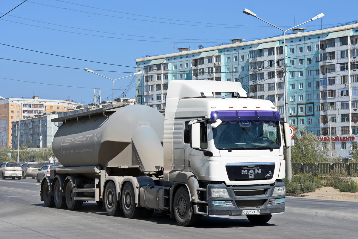 Саха (Якутия), № С 891 КА 14 — MAN TGS 26.440