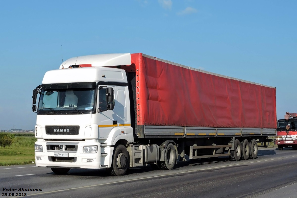 Татарстан, № Х 619 КР 116 — КамАЗ-5490-S5(87)