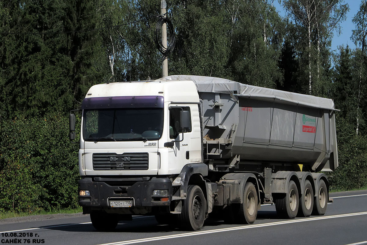 Московская область, № С 120 КС 750 — MAN TGA 18.430