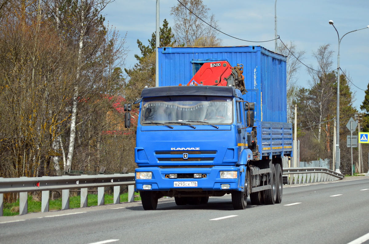 Санкт-Петербург, № В 293 СХ 178 — КамАЗ-65117-N3(78)