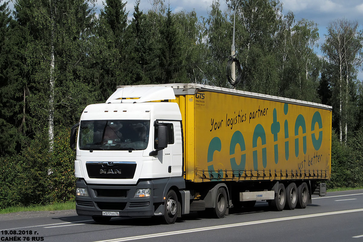 Ярославская область, № Н 577 ОО 76 — MAN TGX ('2007) 18.400