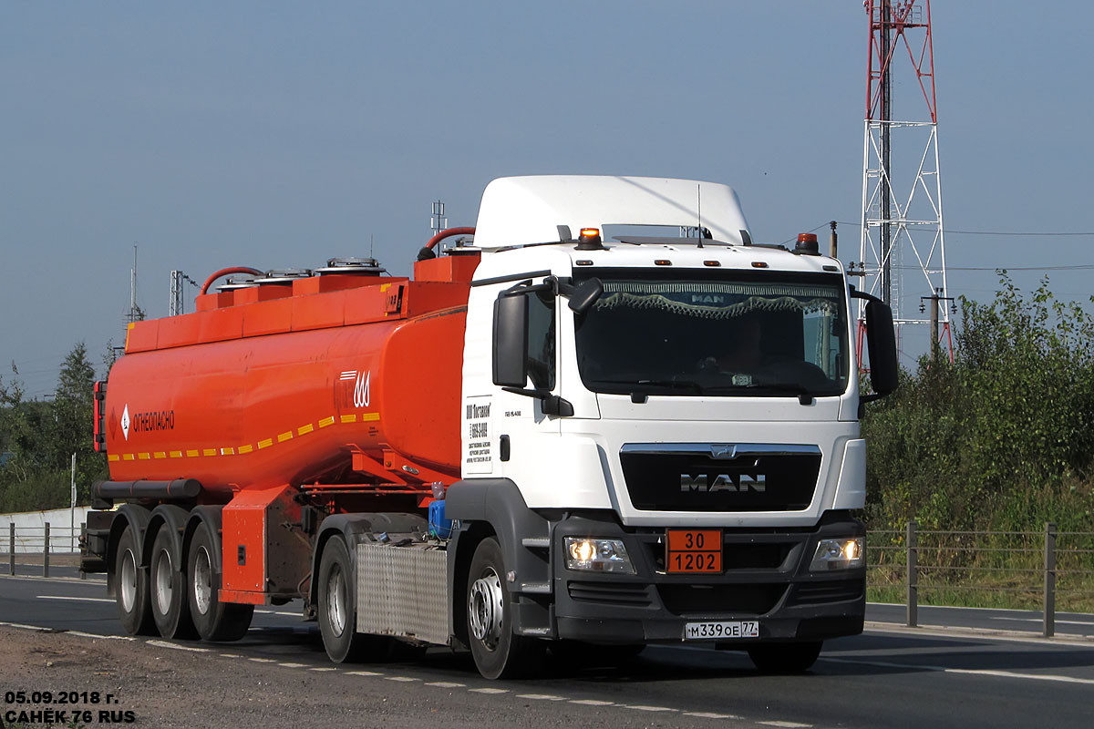Москва, № М 339 ОЕ 77 — MAN TGS 19.400