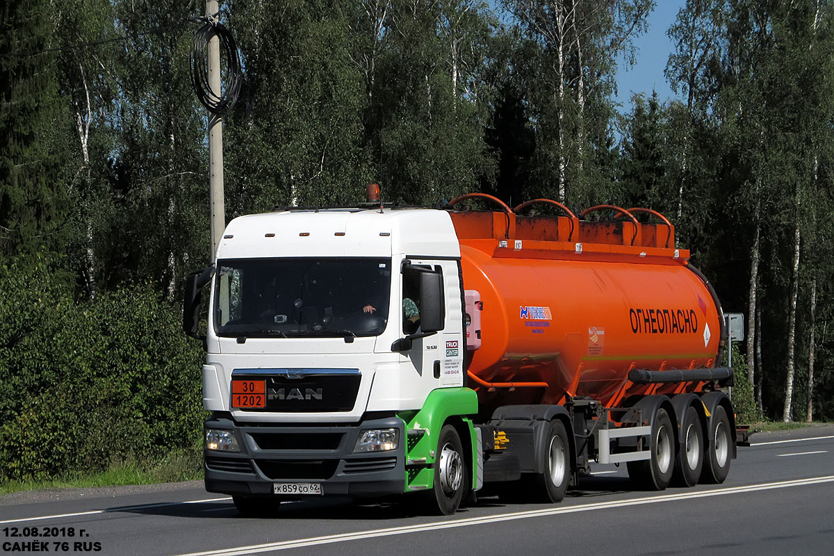Рязанская область, № К 859 СО 62 — MAN TGS 19.360