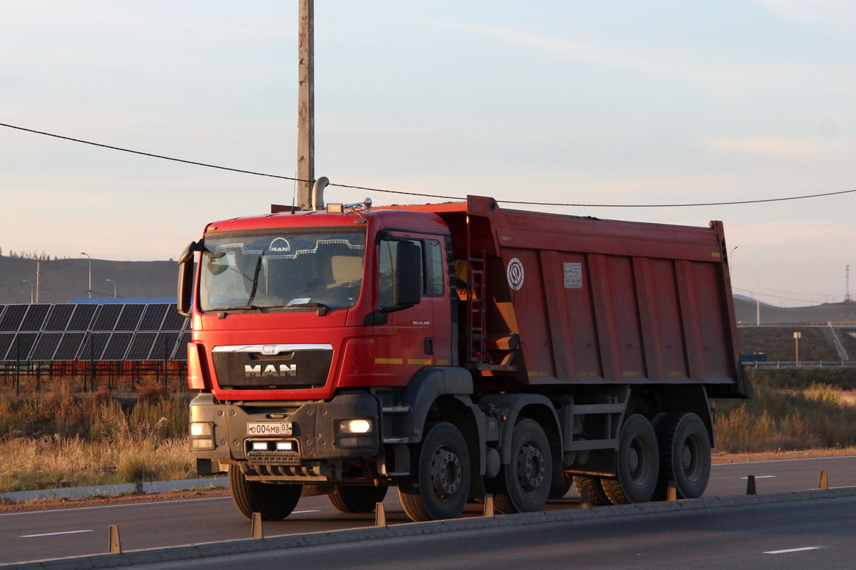 Бурятия, № О 004 МВ 03 — MAN TGS 41.440