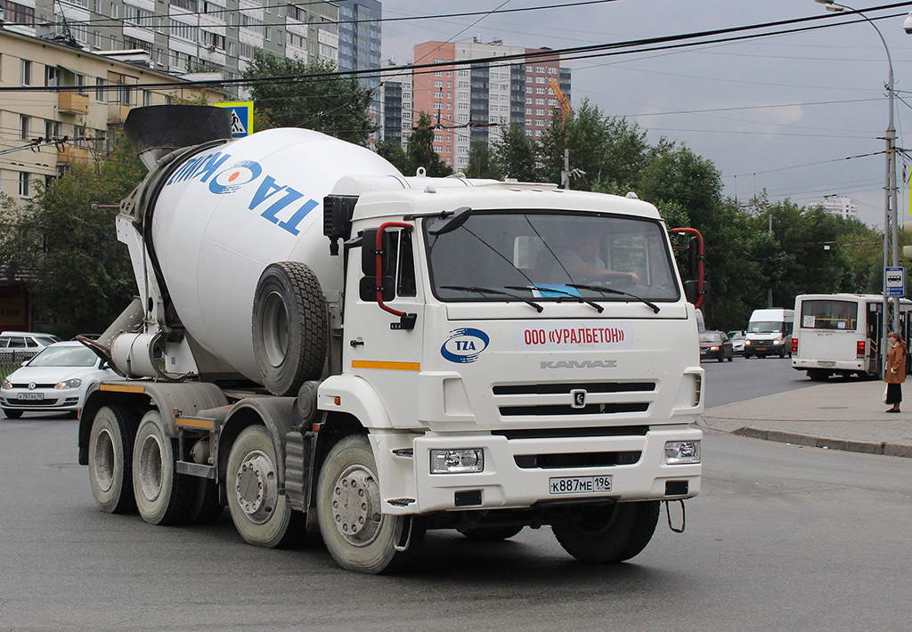 Свердловская область, № К 887 МЕ 196 — КамАЗ-6540-A5(48)