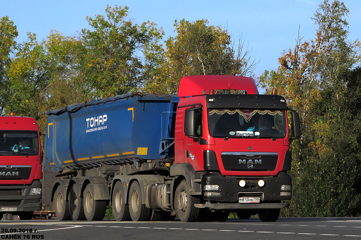 Московская область, № М 813 НН 750 — MAN TGS 33.480