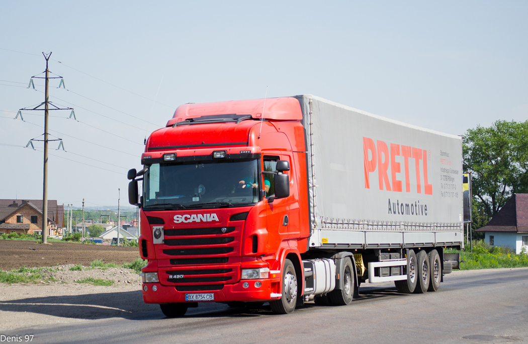 Хмельницкая область, № ВХ 8754 СВ — Scania ('2009) R420