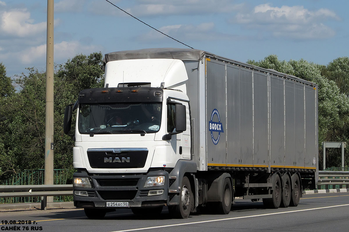 Московская область, № Е 254 АС 50 — MAN TGS 19.400