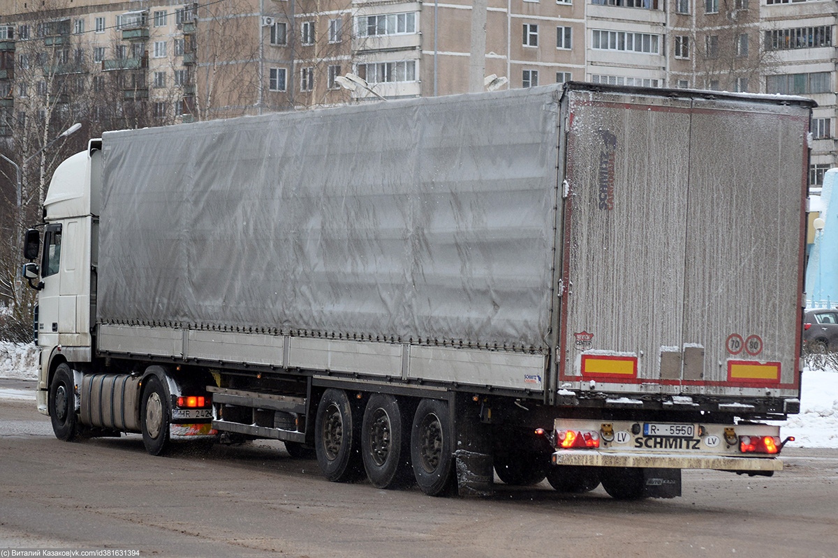 Латвия, № R-5550 — Schmitz Cargobull S.PR общ.модель