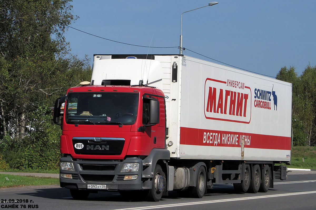 Краснодарский край, № Р 093 ХТ 26 — MAN TGS 18.360