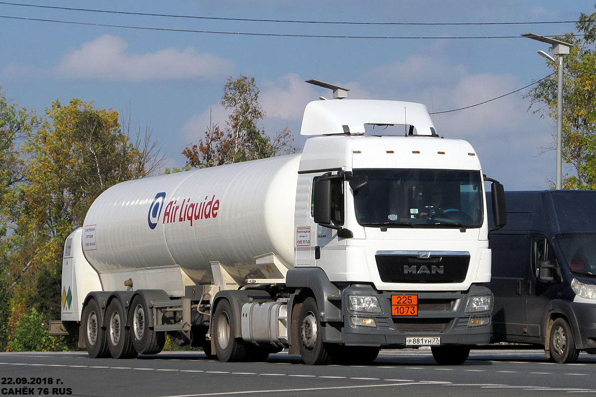 Москва, № Р 881 УН 77 — MAN TGS 19.400
