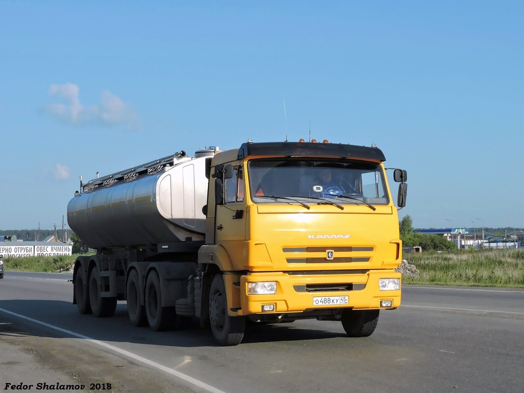 Курганская область, № О 488 КУ 45 — КамАЗ-65116-A4(23)