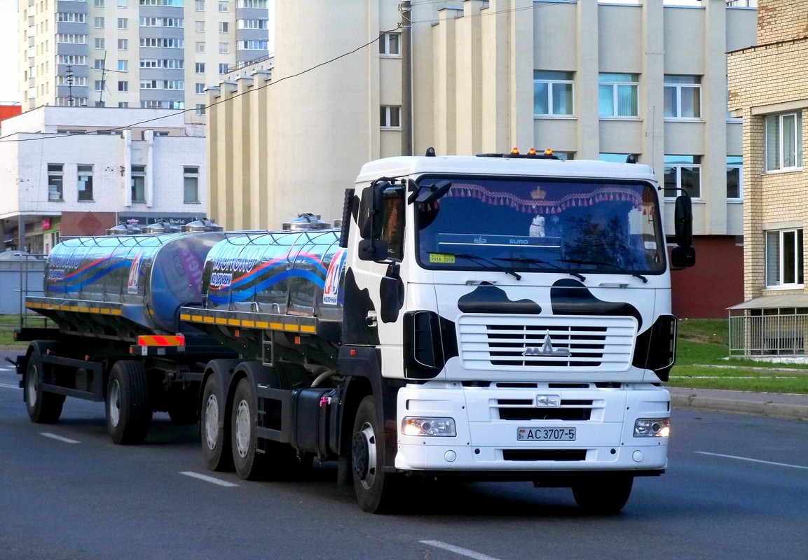 Минская область, № АС 3707-5 — МАЗ-6312 (общая модель)