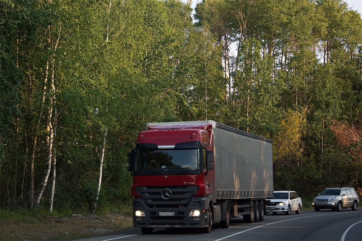 Татарстан, № Е 711 ЕС 116 — Mercedes-Benz Actros '09 1844 [Z9M]