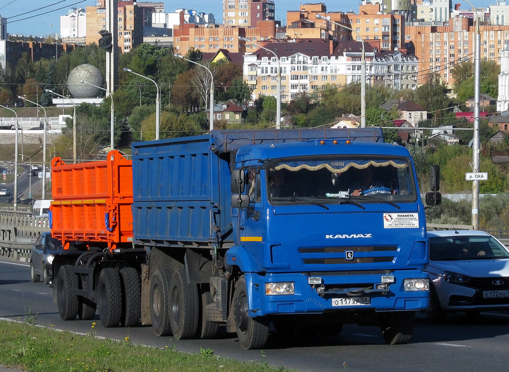 Пензенская область, № О 117 ХР 58 — КамАЗ-65115-A4(23)