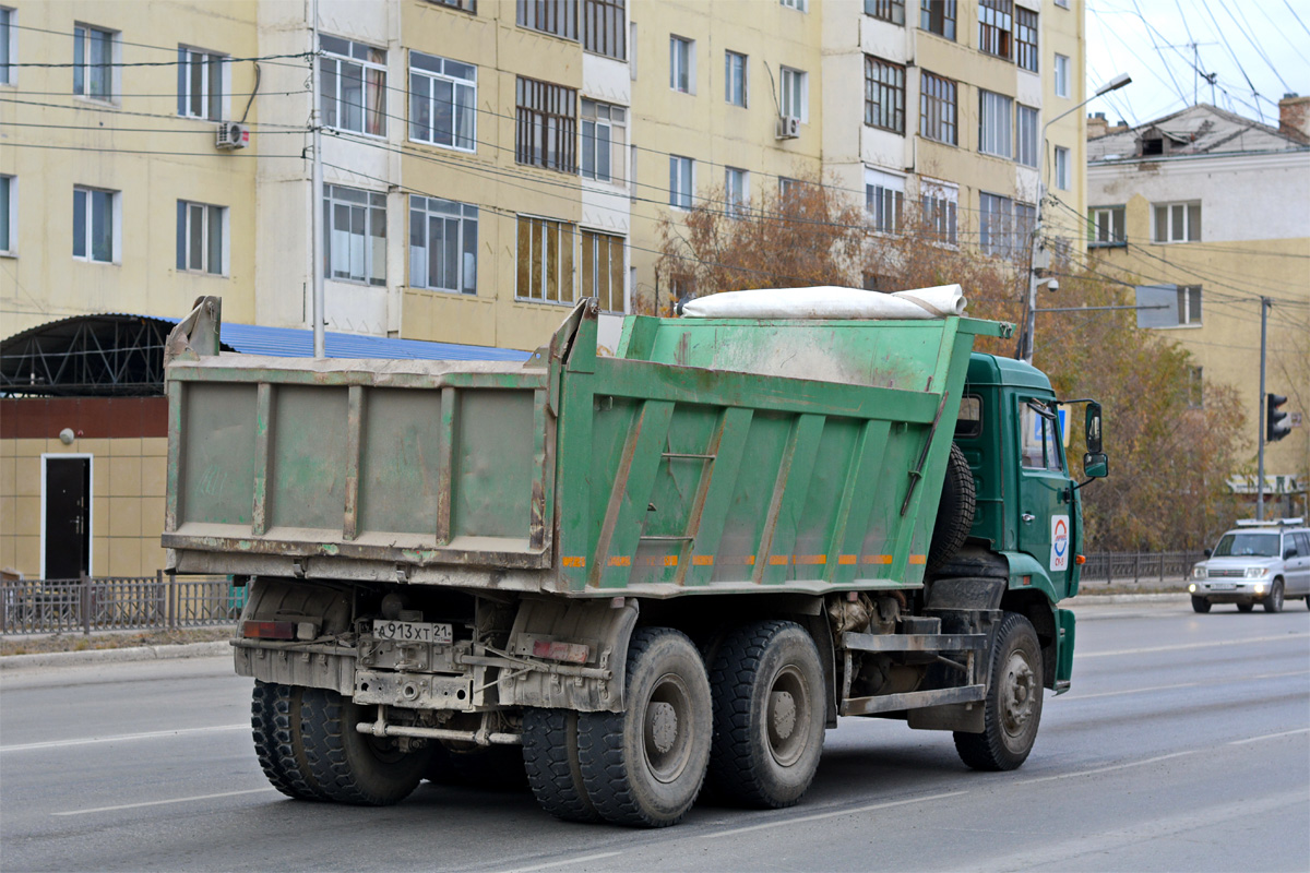 Чувашия, № А 913 ХТ 21 — КамАЗ-6520-06 [65200F]