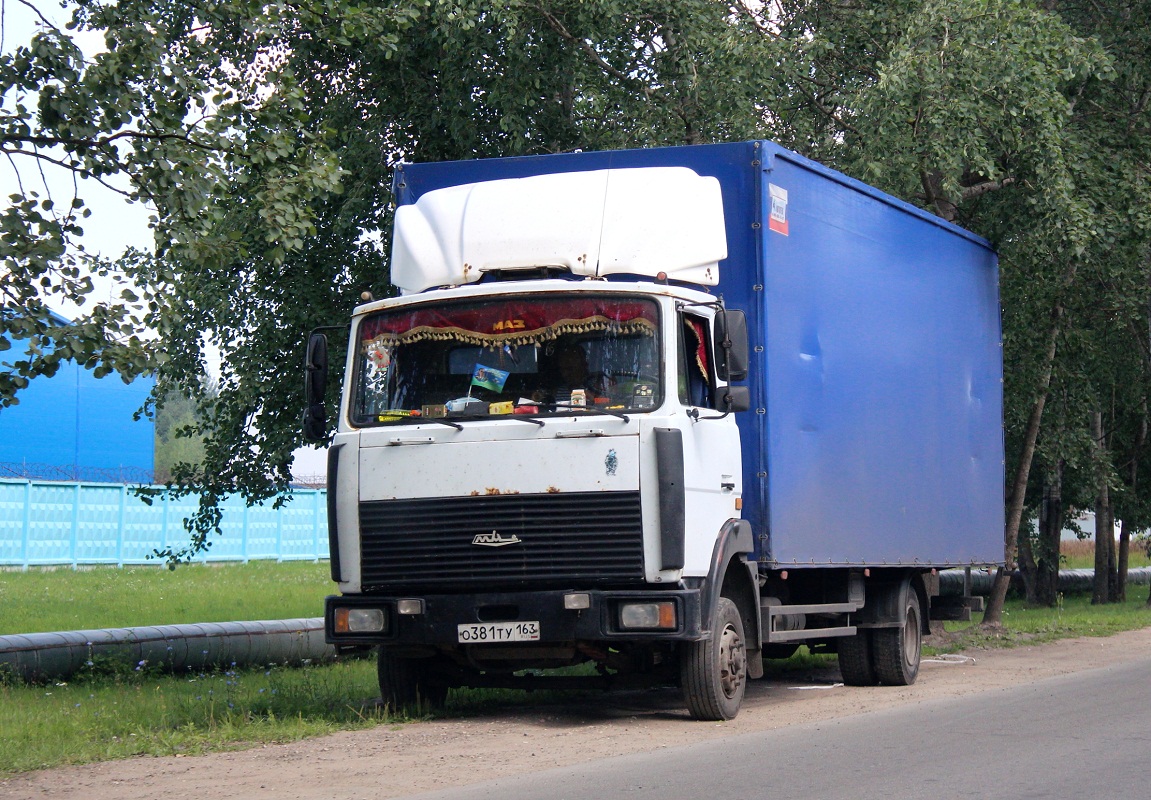 Самарская область, № О 381 ТУ 163 — МАЗ-437041