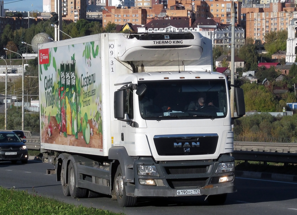 Москва, № В 190 УС 197 — MAN TGS 26.350