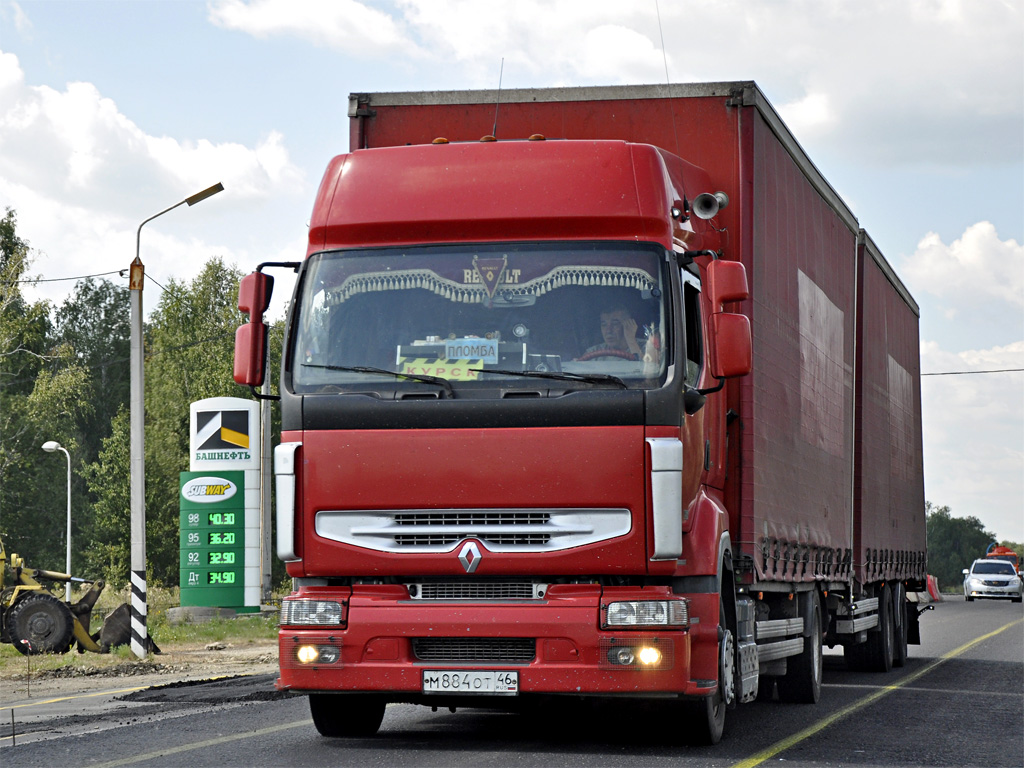 Курская область, № М 884 ОТ 46 — Renault Premium ('1996)