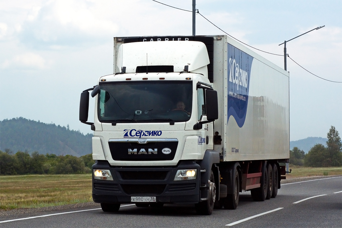 Иркутская область, № Х 980 ХМ 38 — MAN TGS 19.400