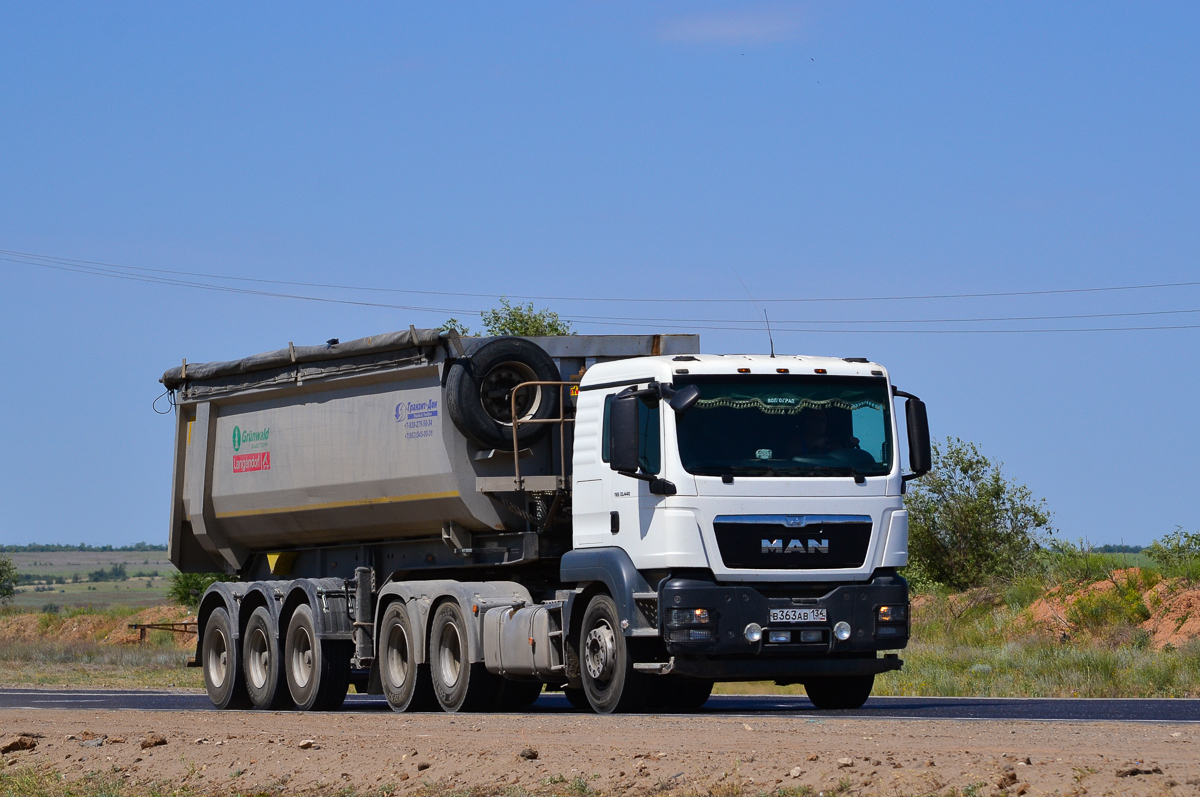 Волгоградская область, № В 363 АВ 134 — MAN TGS 33.440