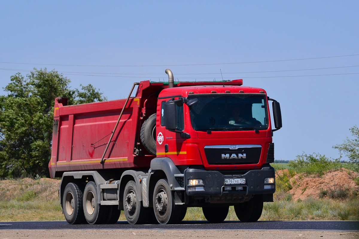 Волгоградская область, № В 767 АЕ 134 — MAN TGS 41.440