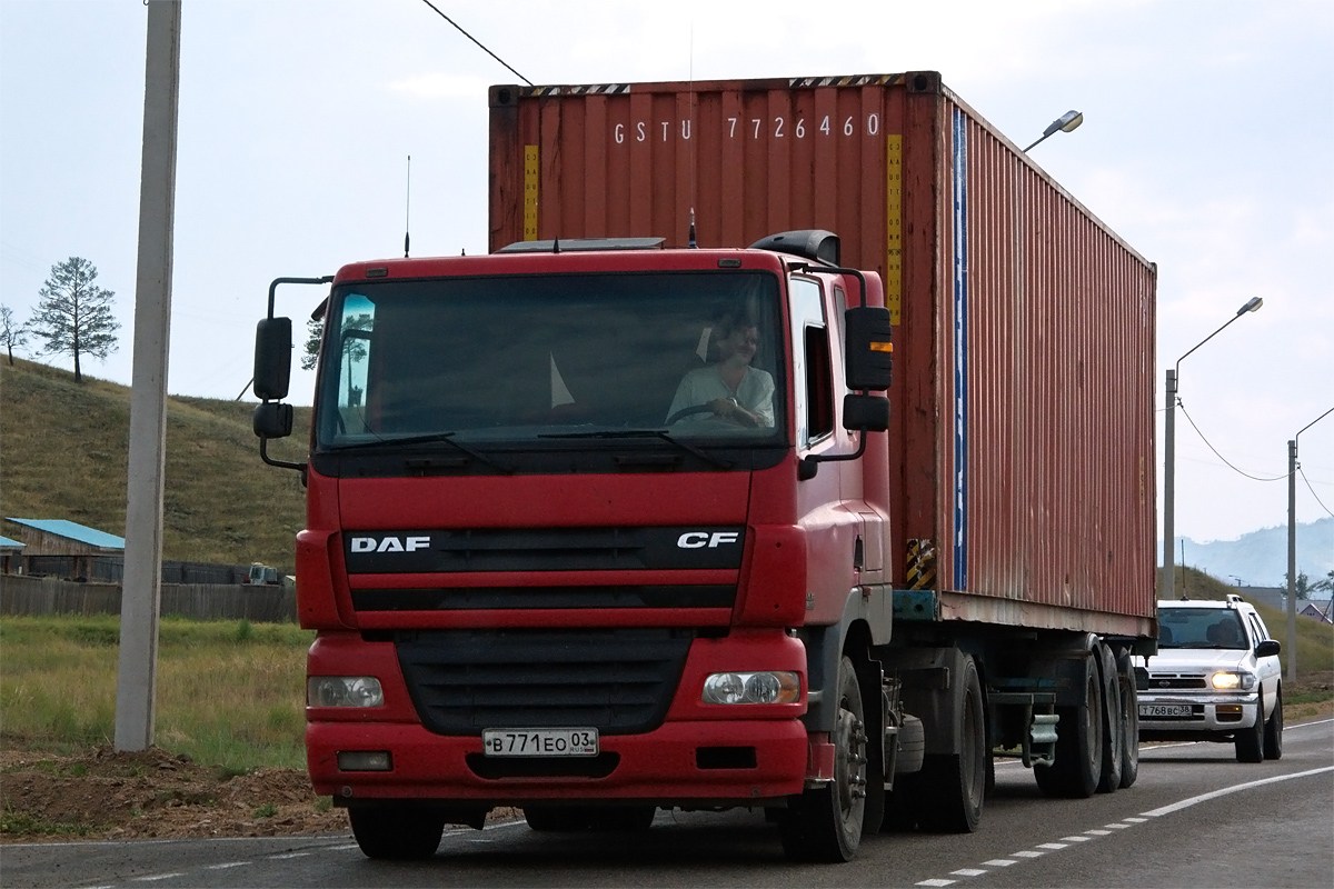Бурятия, № В 771 ЕО 03 — DAF CF85 FT