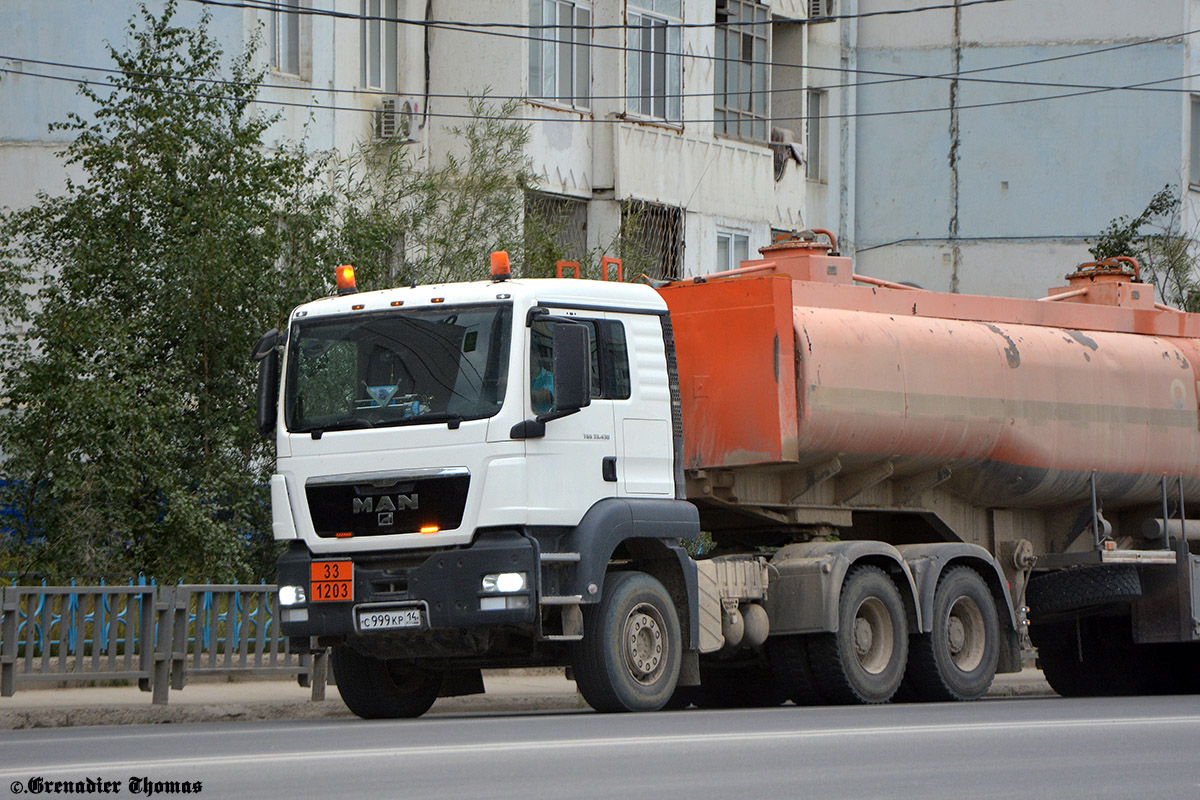 Саха (Якутия), № С 999 КР 14 — MAN TGS 33.430