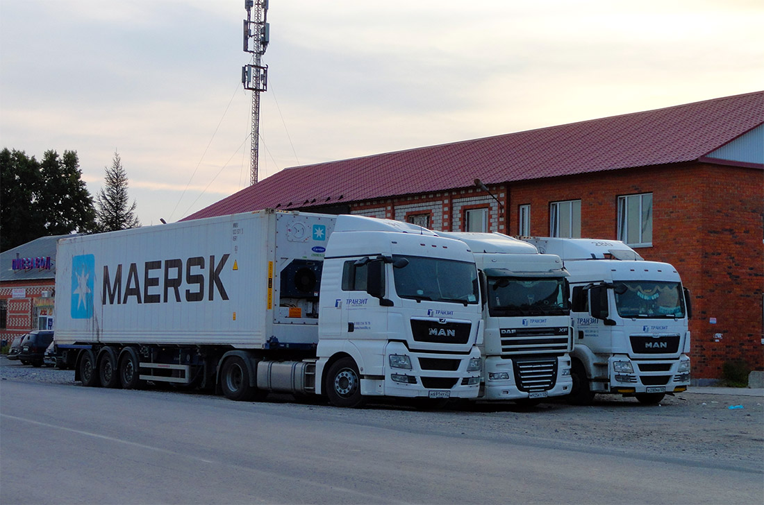 Приморский край, № Н 691 НУ 27 — MAN TGX ('2007) 18.400; Приморский край, № К 280 МА 125 — MAN TGS 19.400; Приморский край, № М 925 КТ 125 — DAF XF105 FT